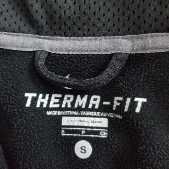 Nike Therma-Fit Michigan State University Small Black and Green Zip Up Hoodie - Picture 5 of 5